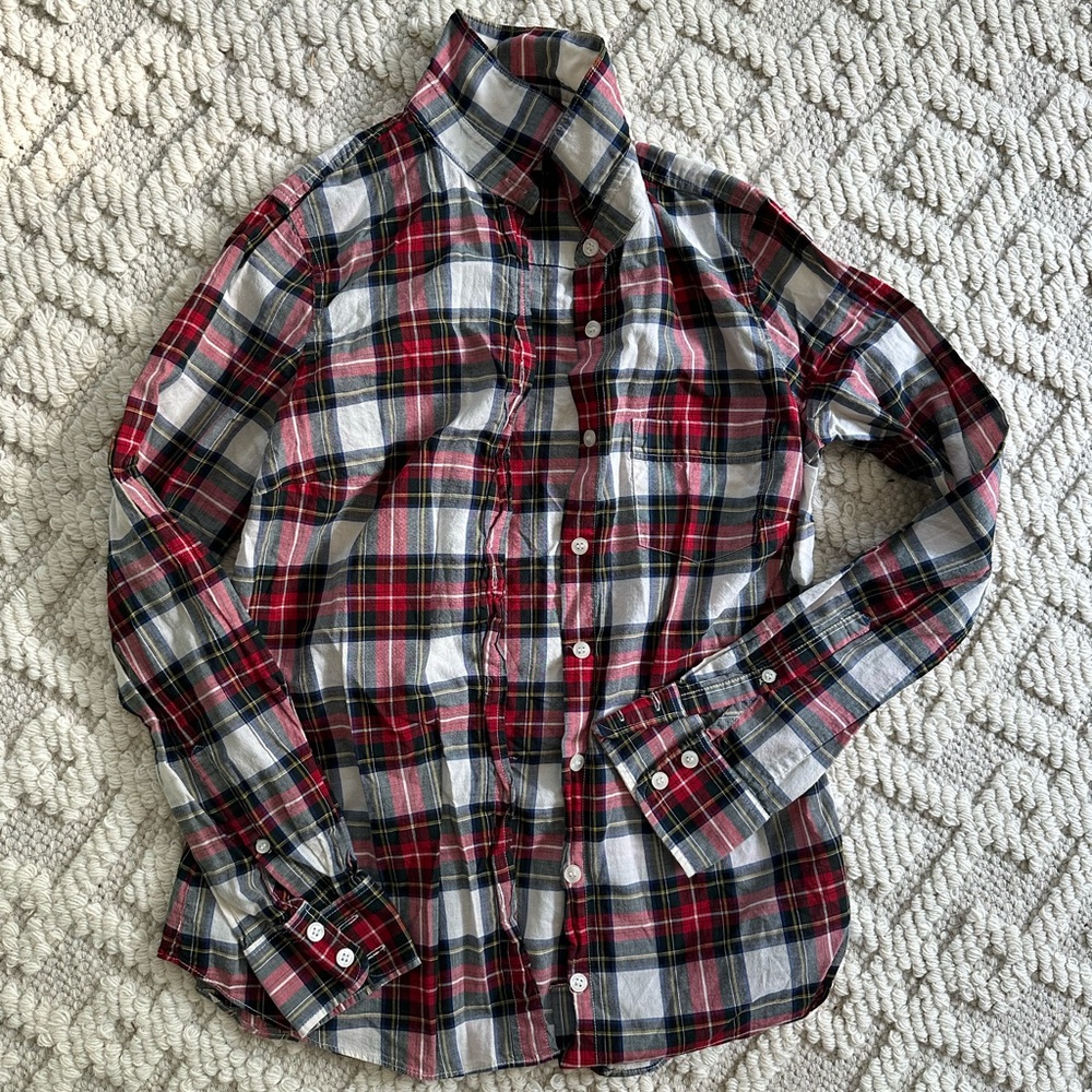 J.Crew Tartan Buttondown